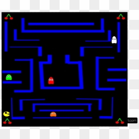 Pac-man, HD Png Download - pacman blue ghost png