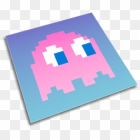 Paper, HD Png Download - pacman blue ghost png