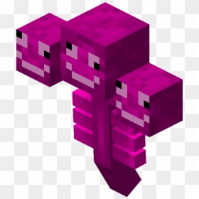 Wither Boss Minecraft, HD Png Download - pink flourish png