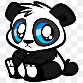 Cute Cartoon Panda Drawings, HD Png Download - baby panda png