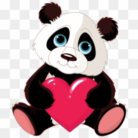 Cute Valentine, HD Png Download - baby panda png