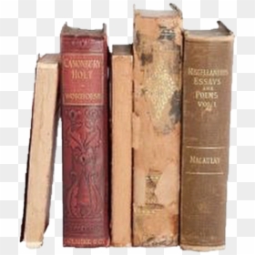 Aesthetic Vintage Books Png, Transparent Png - old book cover png
