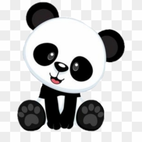 Cute Panda Clipart, HD Png Download - baby panda png