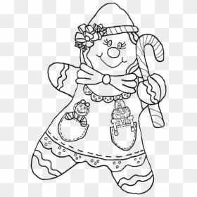 Cartoon, HD Png Download - gingerbread girl png