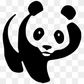 Panda Black And White Clipart, HD Png Download - baby panda png