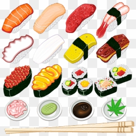 Sushi, HD Png Download - tempura png