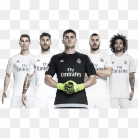 New Kit Real Madrid, HD Png Download - ronaldo png 2015