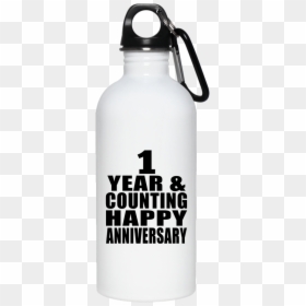 Water Bottle, HD Png Download - 1st anniversary png