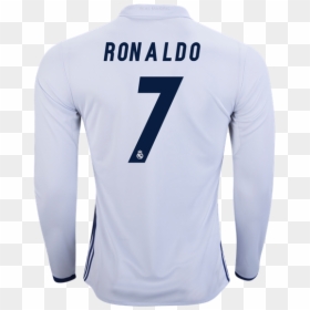 Camisa De Cristiano Ronaldo Manga Larga, HD Png Download - ronaldo png 2015
