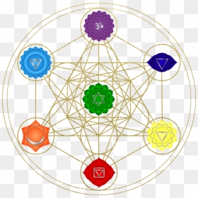 Metatron's Cube Sacred Geometry Symbols, HD Png Download - metatrons cube png