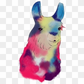 Illustration, HD Png Download - llama head png