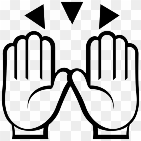 Clip Art, HD Png Download - praise hands emoji png