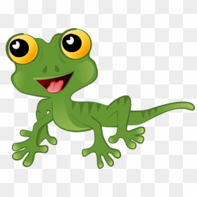 Lizard Cartoon, HD Png Download - reptile eye png