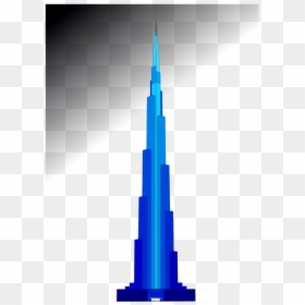 Burj Khalifa Clip Art, HD Png Download - burj khalifa png