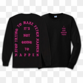 Long-sleeved T-shirt, HD Png Download - cheese fries png