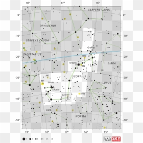 Ara Constellation Main Stars, HD Png Download - scorpio sign png