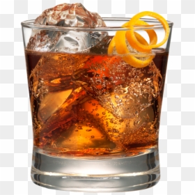 Cocteles En Vaso Old Fashioned, HD Png Download - old fashioned png