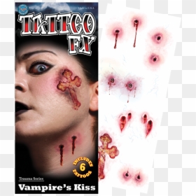 Temporary Tattoo, HD Png Download - vampire bite marks png