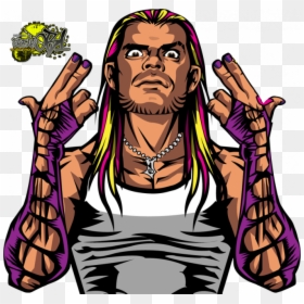 Wwe Jeff Hardy Cartoon, HD Png Download - hardy boyz png