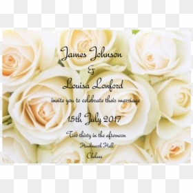 Garden Roses, HD Png Download - invitation shapes png
