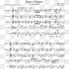Red Lion Cello Sheet Music, HD Png Download - jeepers creepers png
