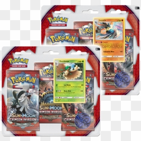 Crimson Invasion 3 Pack Blister, HD Png Download - alola exeggutor png