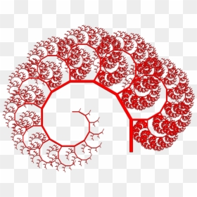 Tree Fractal, HD Png Download - curly png