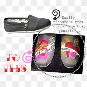 Slip-on Shoe, HD Png Download - toms shoes logo png