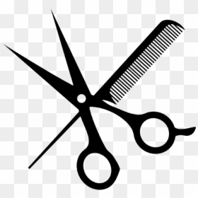 Transparent Hair Scissors Clipart, HD Png Download - barber shears png
