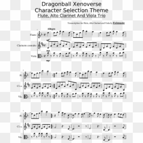 Sheet Music, HD Png Download - dragon ball xenoverse png