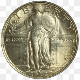 Standing Liberty Quarter, HD Png Download - raining coins png