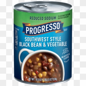 Progresso Chicken Soup, HD Png Download - black bean png