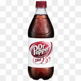 Diet Dr Pepper 20 Oz Bottle, HD Png Download - dr pepper bottle png