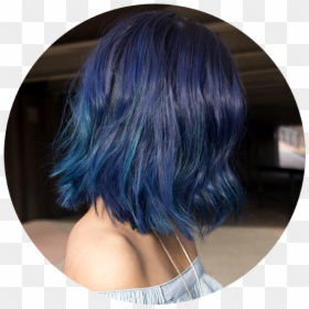 Asian Hair Color Blue, HD Png Download - blue hair png