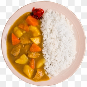 Curry Rice Top View, HD Png Download - omelet png