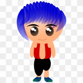 Clip Art, HD Png Download - blue hair png