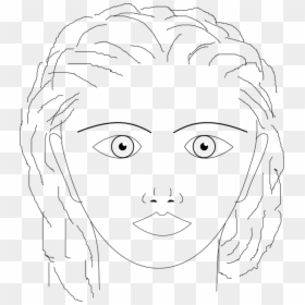 Line Art, HD Png Download - woman outline png