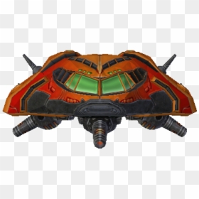 Samus Gunship Metroid Prime, HD Png Download - metroid prime samus png