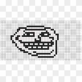 Meme Perler Bead Patterns, HD Png Download - troll face meme png