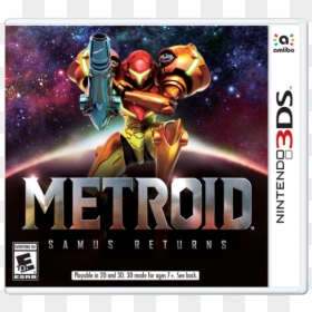 Metroid Return Of Samus 3ds Cover, HD Png Download - metroid prime samus png
