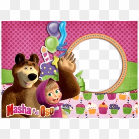 Masha E Orso Inviti, HD Png Download - masha png