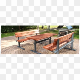 Outdoor Table, HD Png Download - outdoor bench png