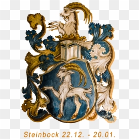 Goat Heraldry, HD Png Download - capricorn symbol png