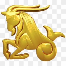Capricorn Sign Golden, HD Png Download - capricorn symbol png