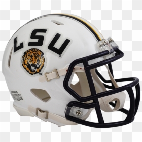 Lsu Helmets, HD Png Download - white football helmet png