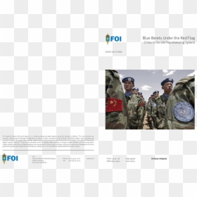 Un Peacekeeping China, HD Png Download - military beret png