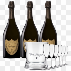 Glass Bottle, HD Png Download - champagne bucket png