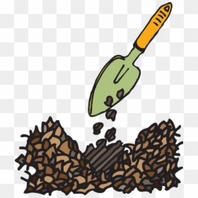 Mulch Clipart, HD Png Download - dirt mound png