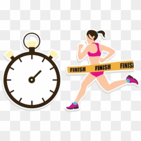 Time Design Png, Transparent Png - running legs png