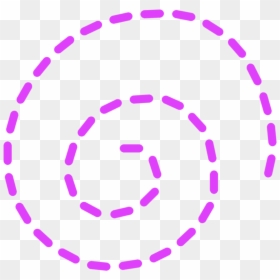 Plus Sticker, HD Png Download - dotted line circle png